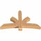 Ekena Millwork Davenport Timber Gable Bracket, Western Red Cedar, 60"W x 38"H x 5 1/2"D x 5 1/2"F, 15/12 Pitch GBW060X38X0606DAV00SWR - alternate 2